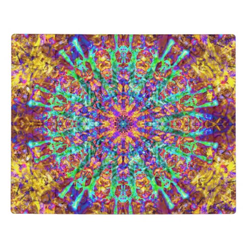 Mandala Psychedelic Trippy Hippie Color Splash Jigsaw Puzzle