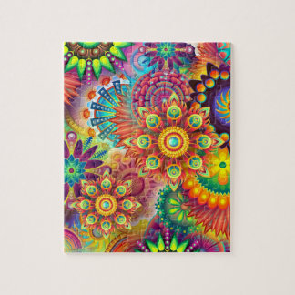 mandala rainbow colors jigsaw puzzle