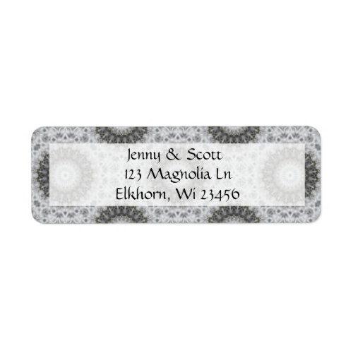 Mandala Return Address Labels