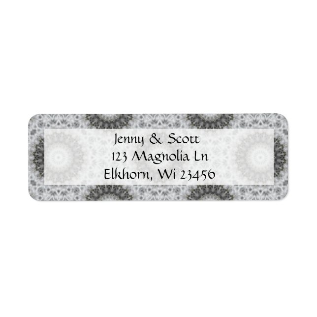 Mandala Return Address Labels (Front)