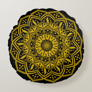 Mandala Round Pillow