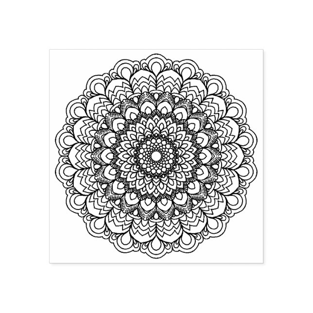 Mandala Rubber Stamp (Imprint)