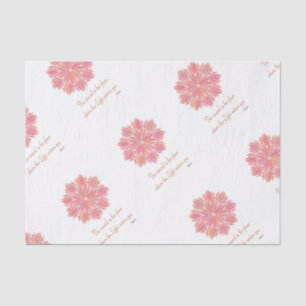 Mandala Rumi Wound quote Tissue Paper