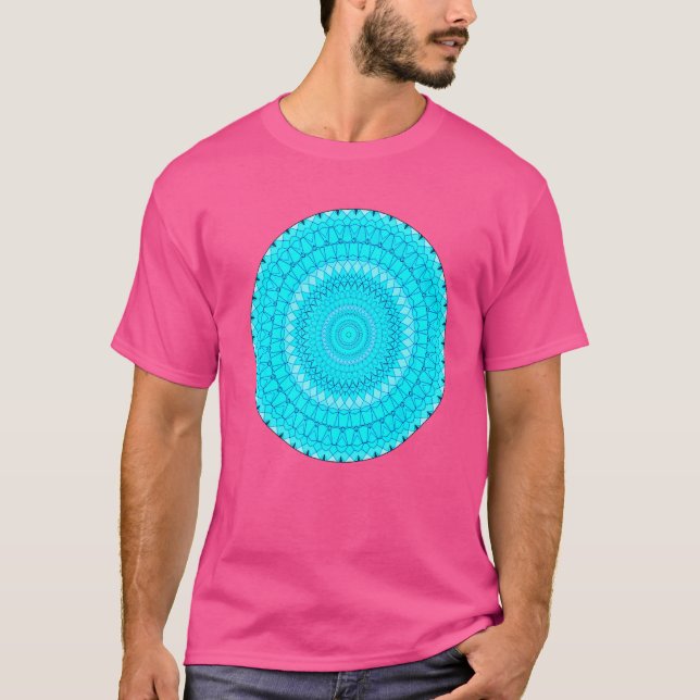Mandala Sacred Geometry Prana Yoga Mantra Om  1 T-Shirt (Front)