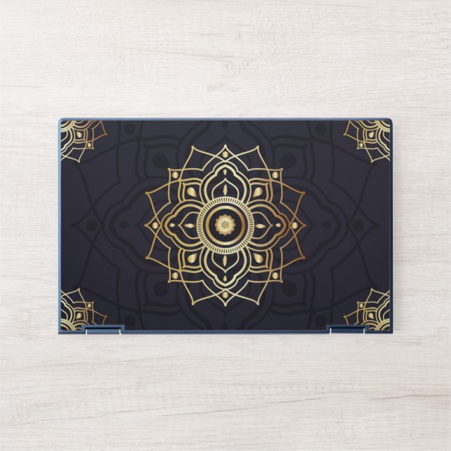 mandala screen saver  HP Elite Dragonfly Notebook Laptop Skin (Front)