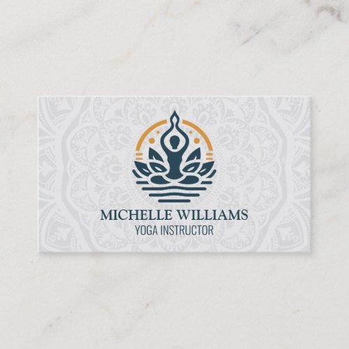 Mandala | Self Care Meditation | Mindfulness Business Card