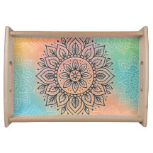 Mandala Serving Tray