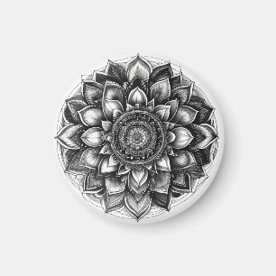 mandala shirt magnet