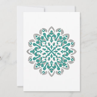 mandala Shudder christmasmandala Flutter christmas Thank You Card