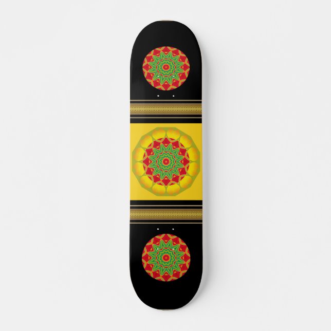 Mandala Skateboard (Front)