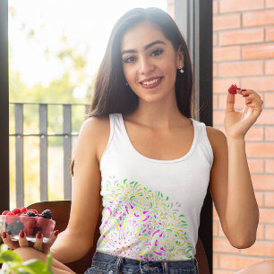 Mandala Snowflake woman's tank top