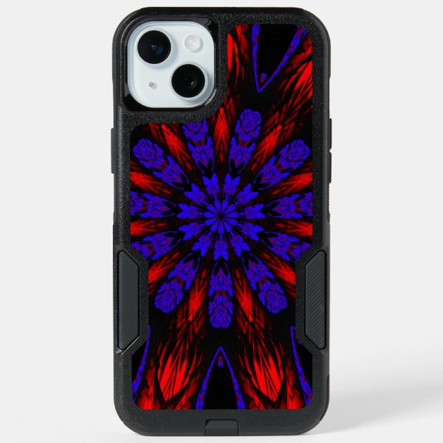 Mandala Southwestern Hippie Boho Chic Bohemian iPhone 15 Plus Case (Back)