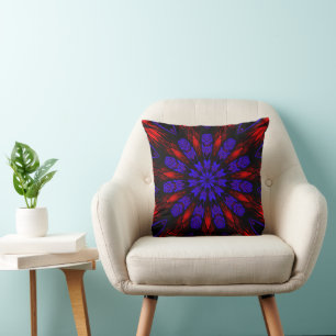 Mandala Southwestern Hippie Boho Chic Bohemian Throw Pillow