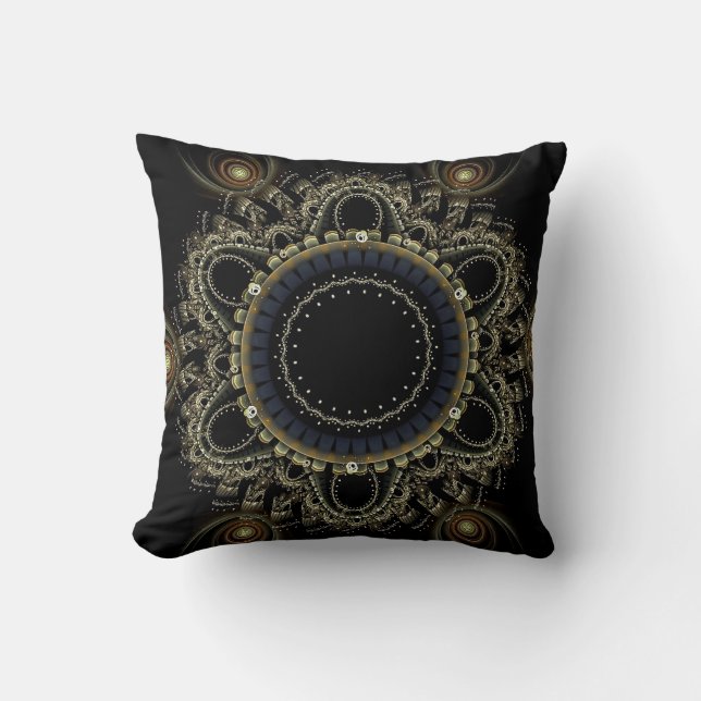 MANDALA SPIRITUAL FOCUS THROW PILLOW (Front)