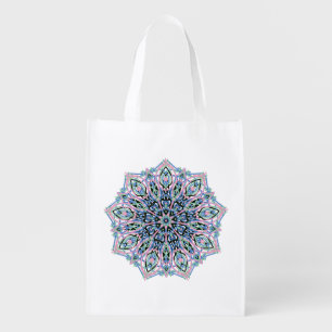 Mandala Spiritual. Grocery Bag