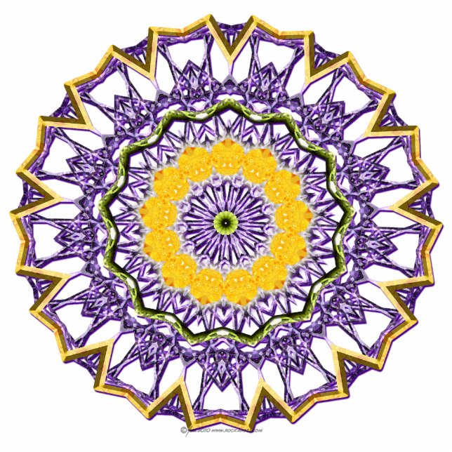 Mandala Spring Gem Cutout (Front)