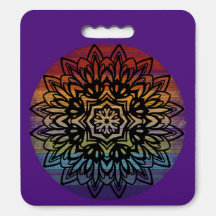 Mandala stadium seat cushion