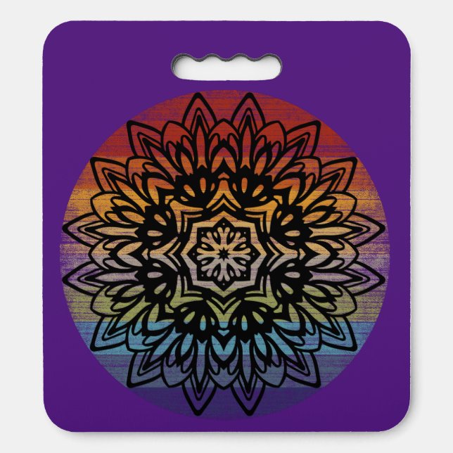 Mandala stadium seat cushion (Front Vertical)