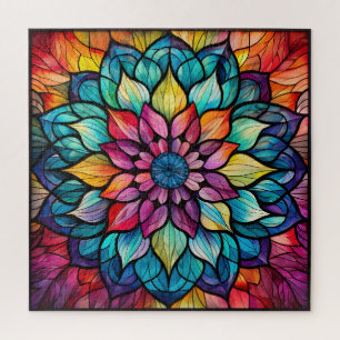 Mandala Stained Glass Puzzle