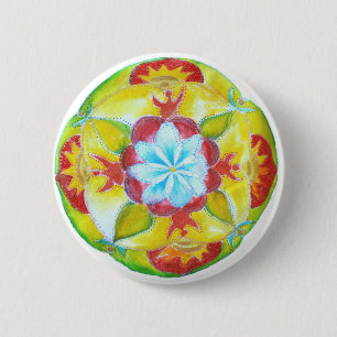 Mandala Standard, 5.7 cm (2.25") Round Badge Pinback Button