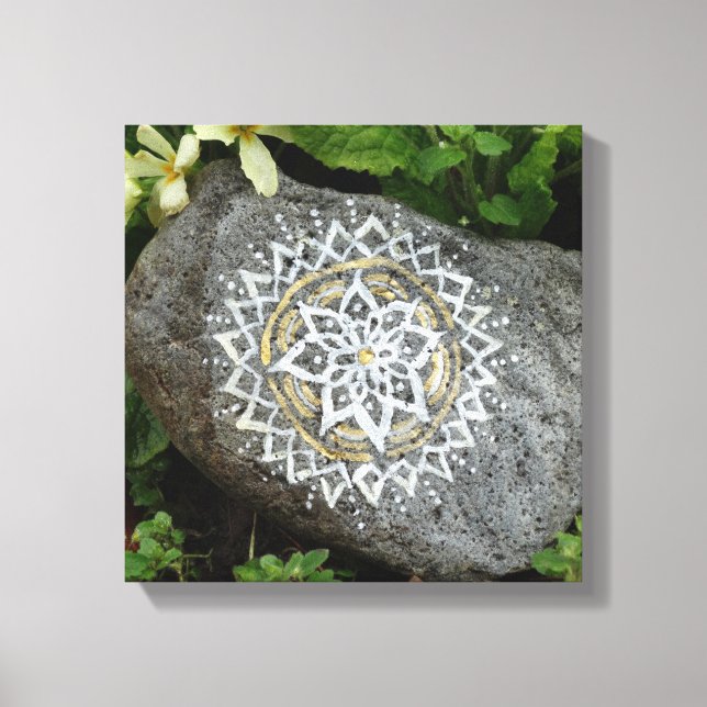 Mandala stone poster wall decor (Front)