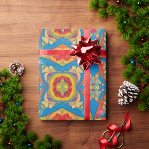 Mandala Symmetrical Art Wrapping Paper