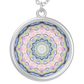 Mandala Talisman Silver Plated Necklace