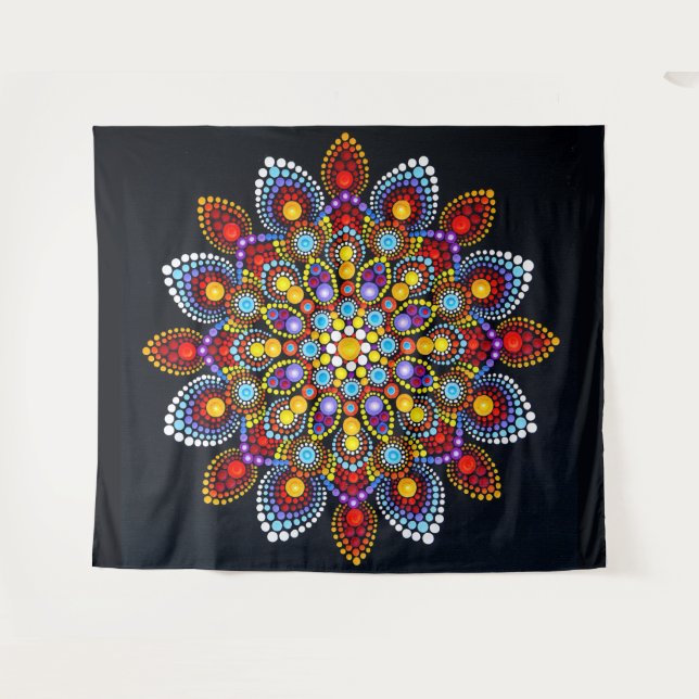 Mandala Tapestry (Front (Horizontal))