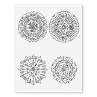 Mandala Temporary Tattoo