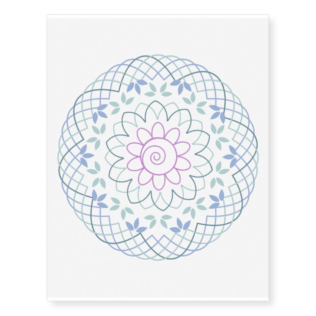 Mandala Temporary Tattoos (Front)