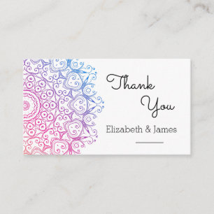 Mandala Thank you Card