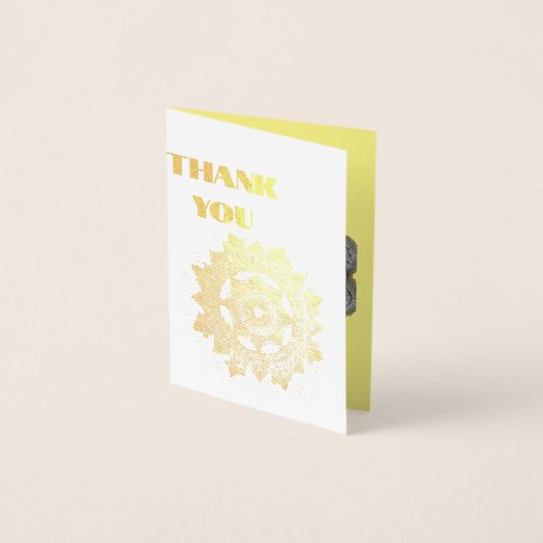 Mandala thank you card