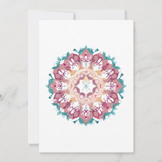mandala thank you card