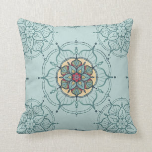 Mandala Throw Pillow