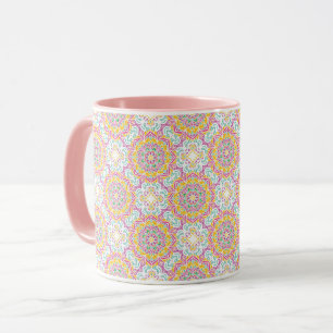 Mandala Tile Pattern Mug