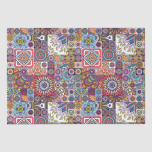 Mandala Tile Pattern Tissue Paper