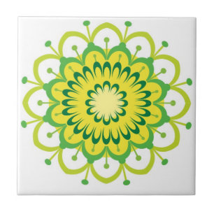 mandala tiles colourful