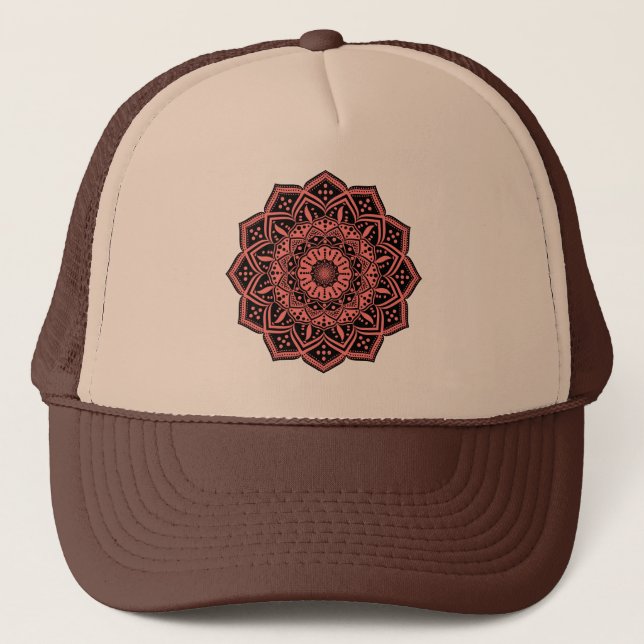Mandala Trucker Hat (Front)