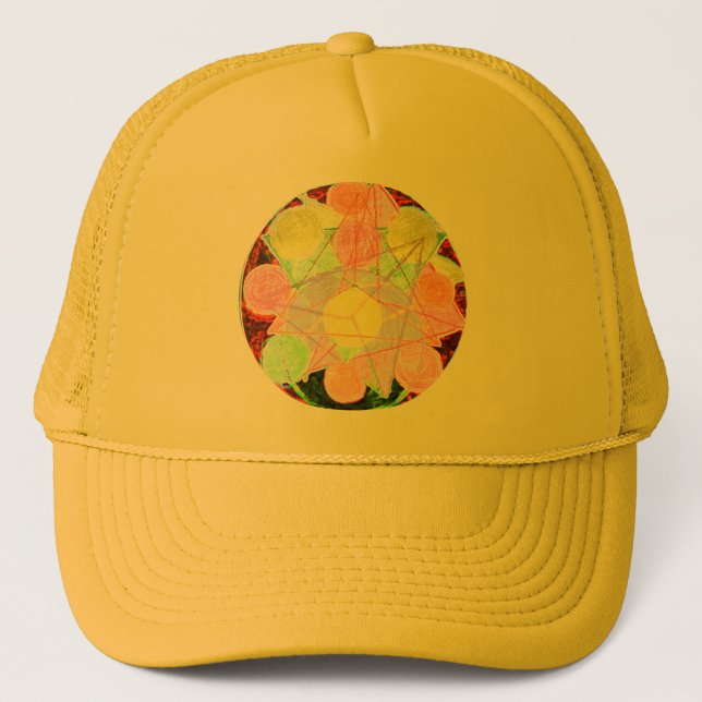 Mandala Trucker Hat (Front)