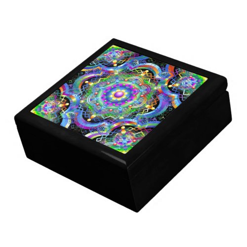 Mandala Universe Colors Jewelry Box
