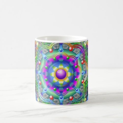 Mandala Universe Colors Magic Mug