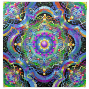 Mandala Universe Colors Napkin