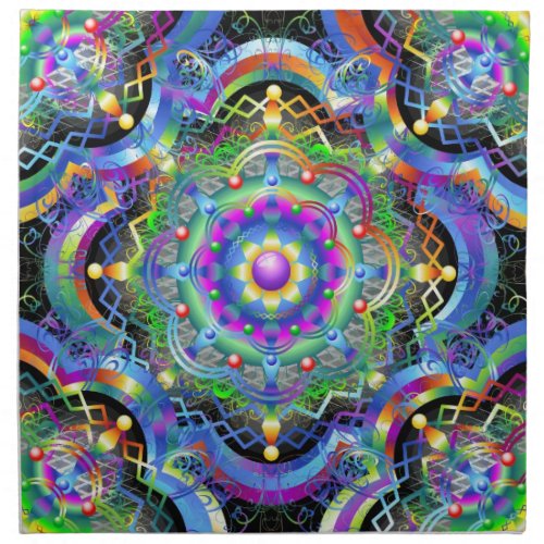 Mandala Universe Colors Napkin