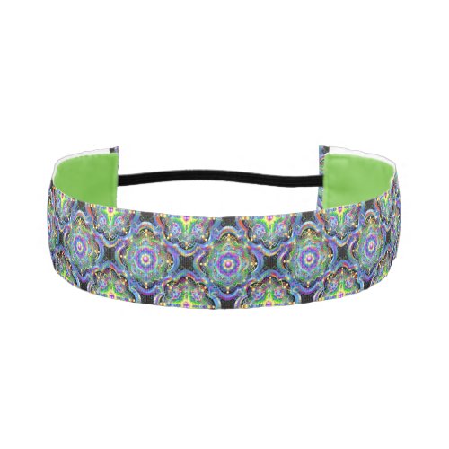 Mandala Universe Psychedelic Colors Athletic Headband