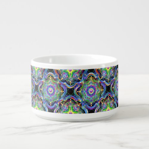 Mandala Universe Psychedelic Colors Bowl