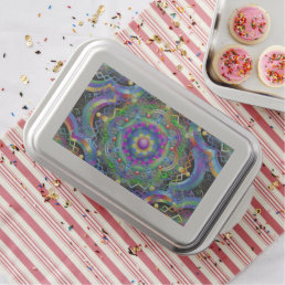 Mandala Universe Psychedelic Colors Cake Pan