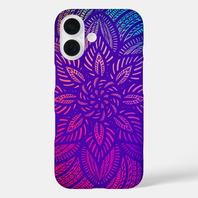 Mandala Vibrant Design Case-Mate iPhone Case (Back)