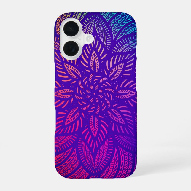Mandala Vibrant Design Iphone Case (Back)