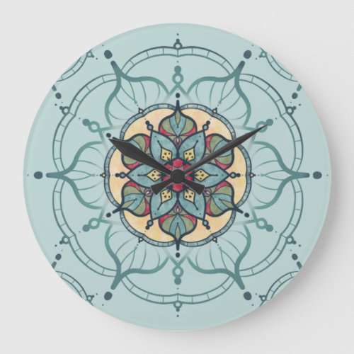 Mandala Wall Clock