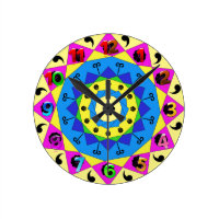 Mandala Wall Clock